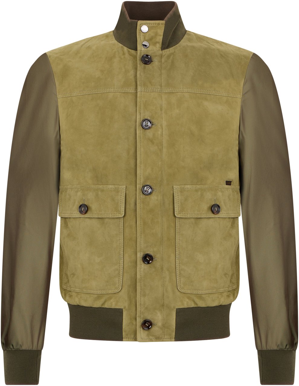 Moorer Modern sports jacket with pockets and comfort Groen