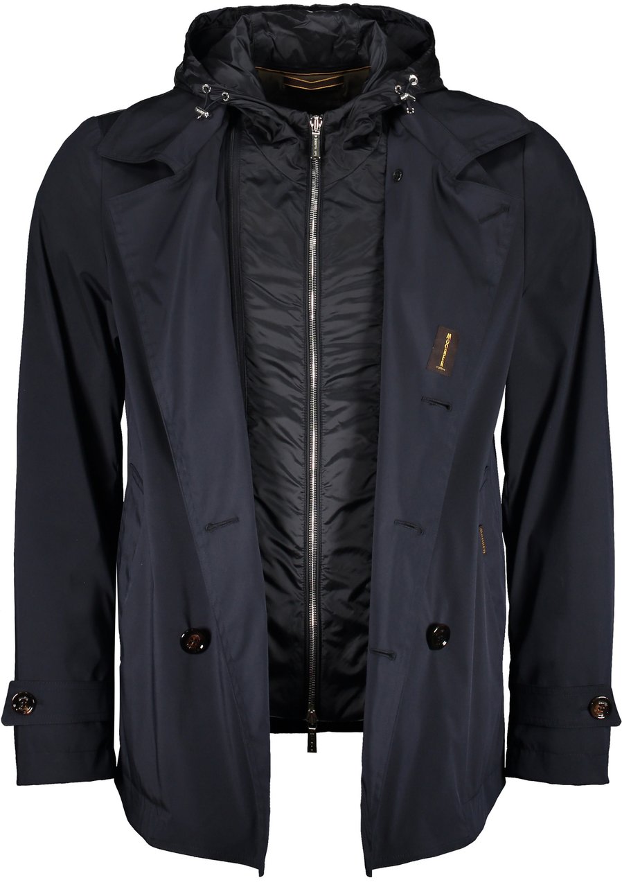 Moorer Techno fabric jacket Blauw