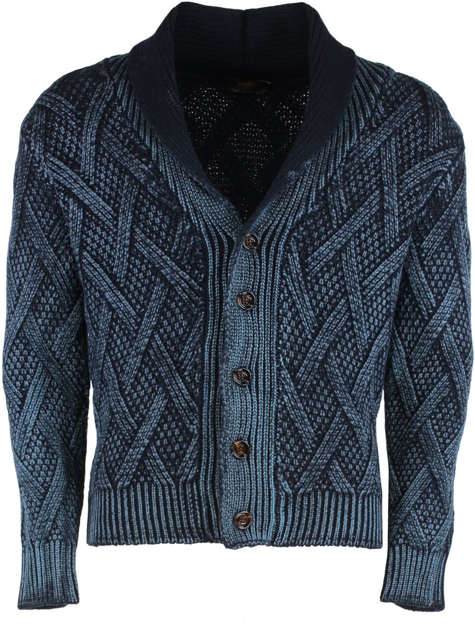 Moorer Cashmere cardigan Blauw