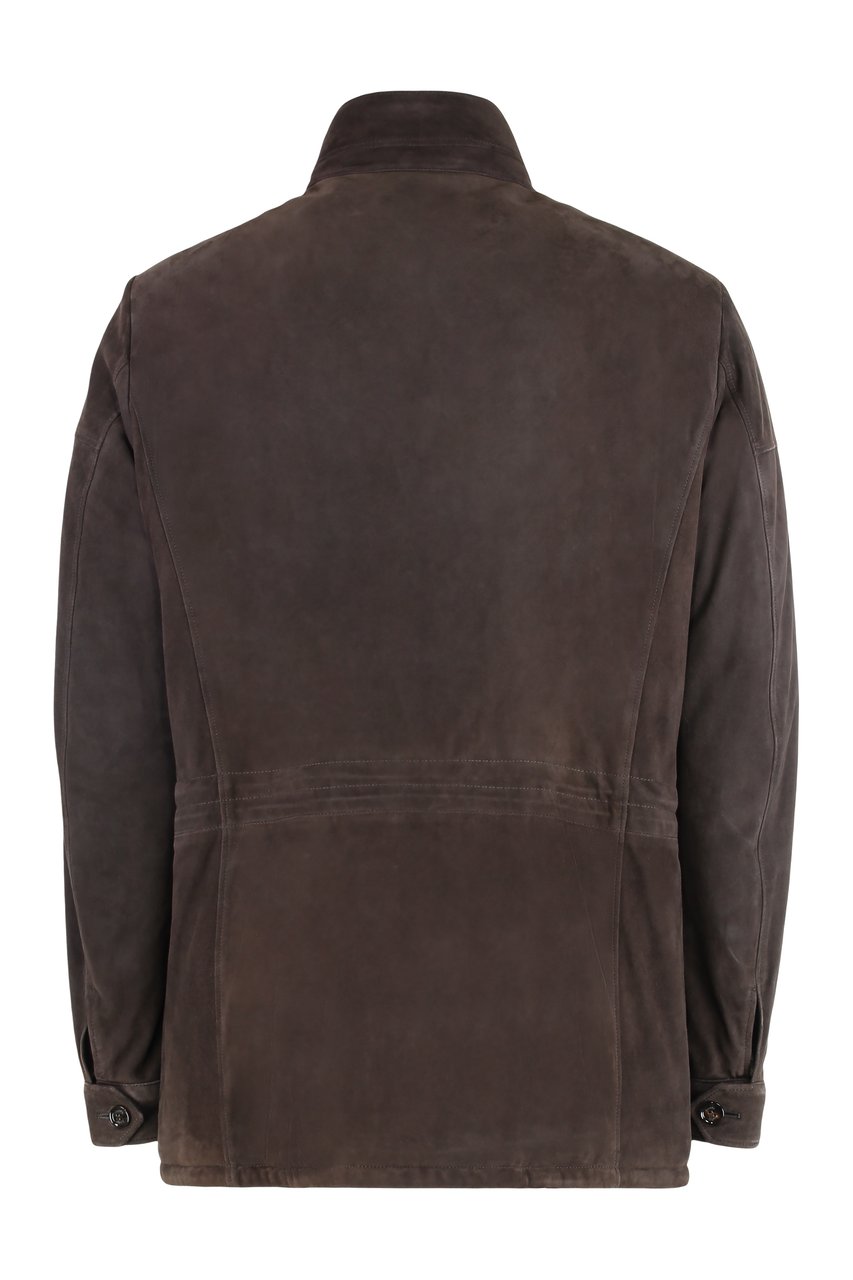 Moorer Leonardo leather jacket Bruin