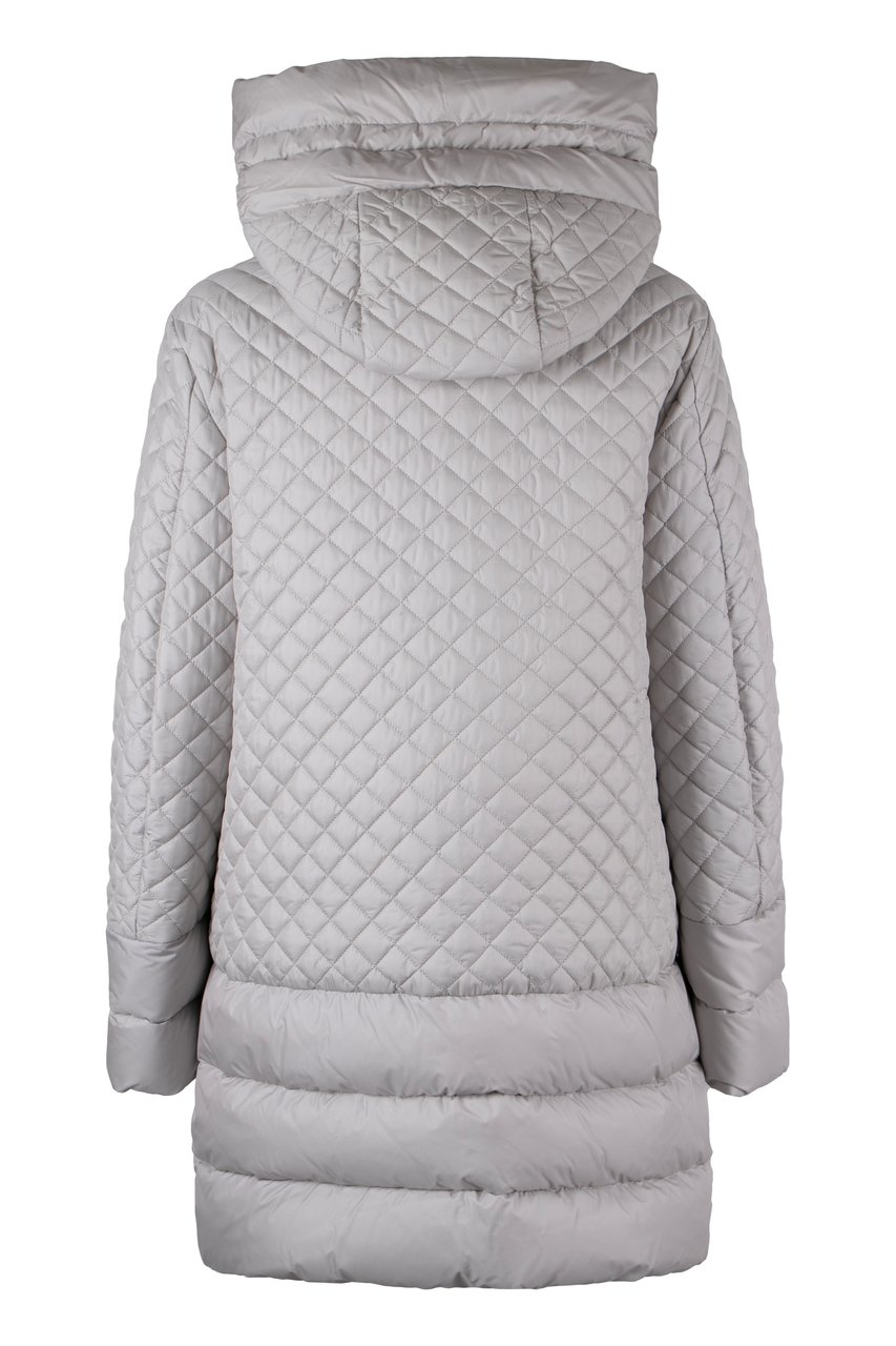 Moorer Leonie Long down jacket Neutraal