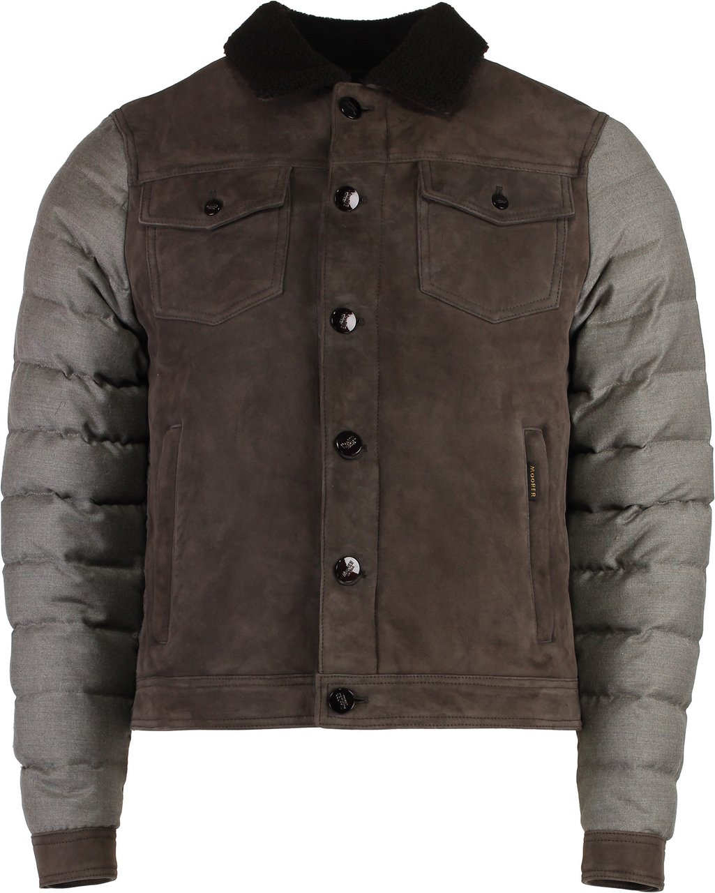 Moorer Levy Padded jacket Neutraal