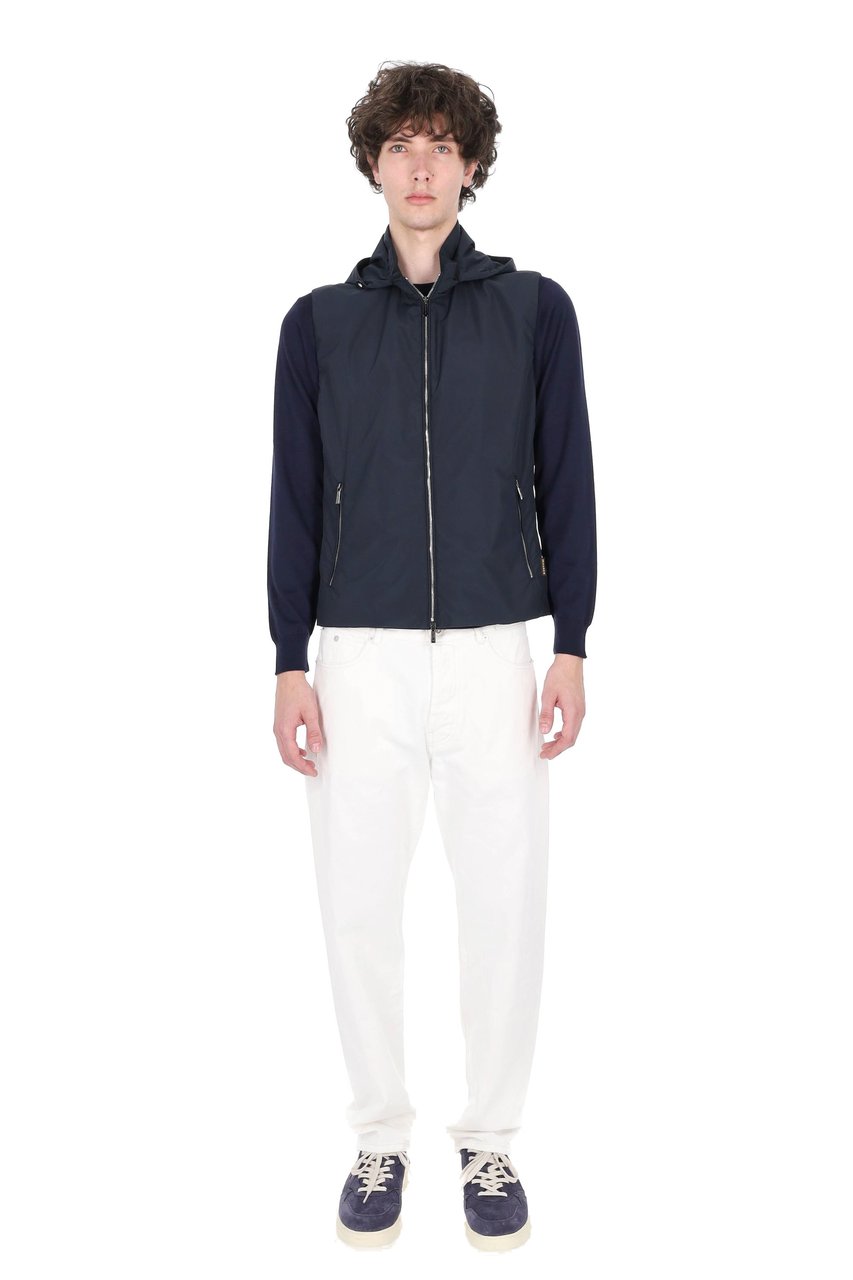 Moorer Luis-Stp Waterproof Nylon Vest Zwart