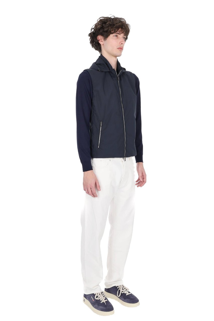 Moorer Luis-Stp Waterproof Nylon Vest Zwart