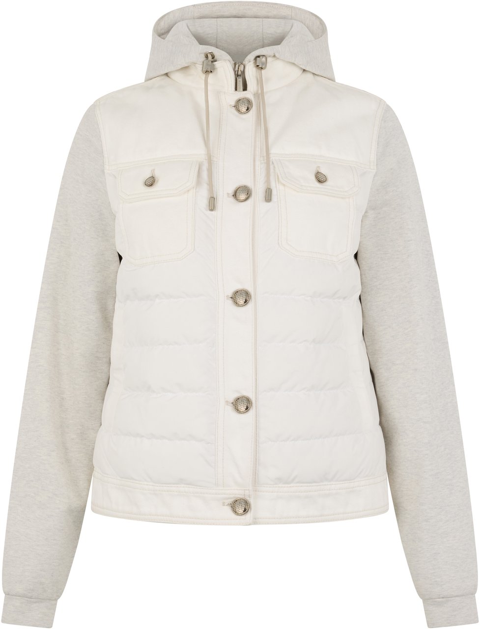 Moorer Light jacket with hood, modern and versatile style ideal for the mid-seasons. Wit