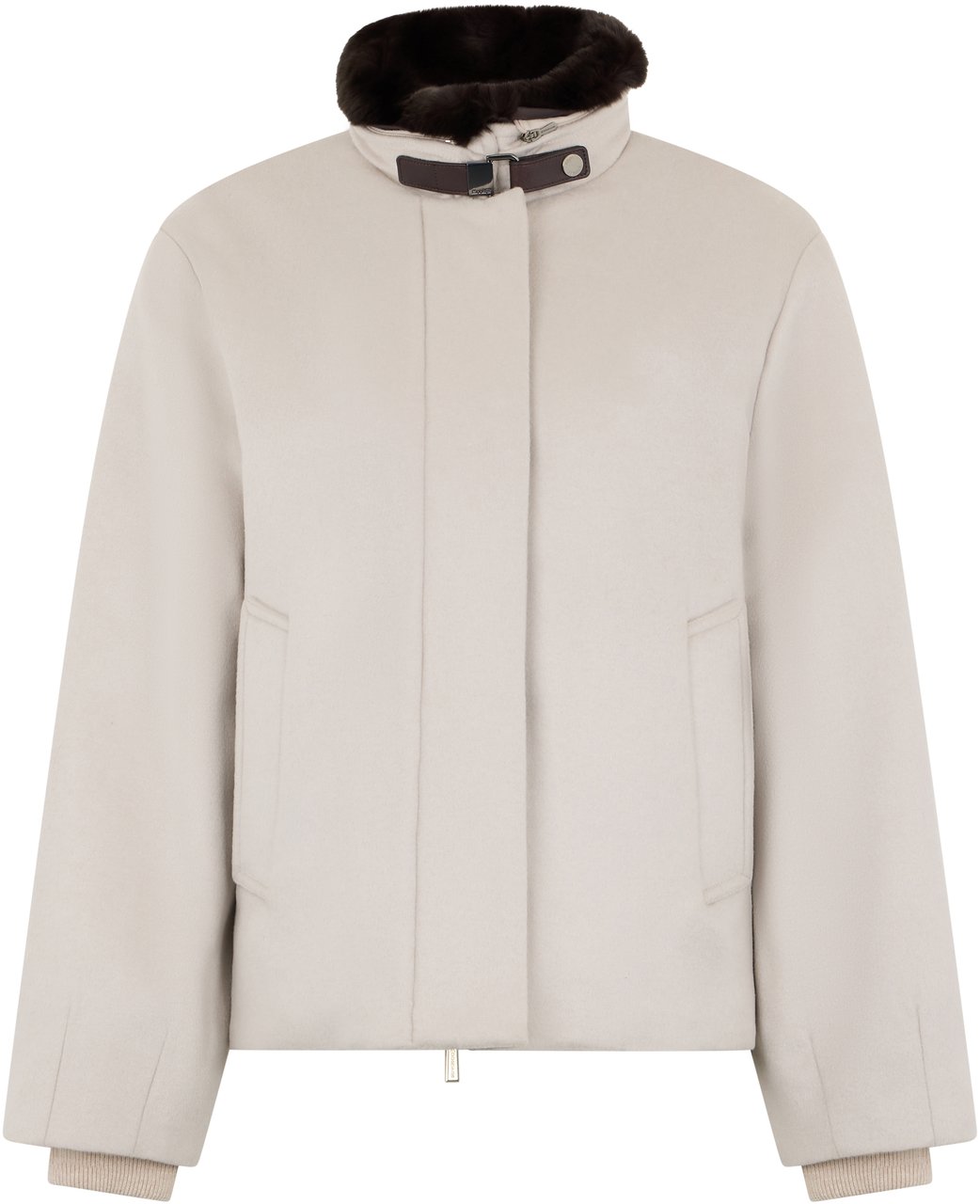 Moorer Padded jacket in sand color, perfect for a casual look. Neutraal