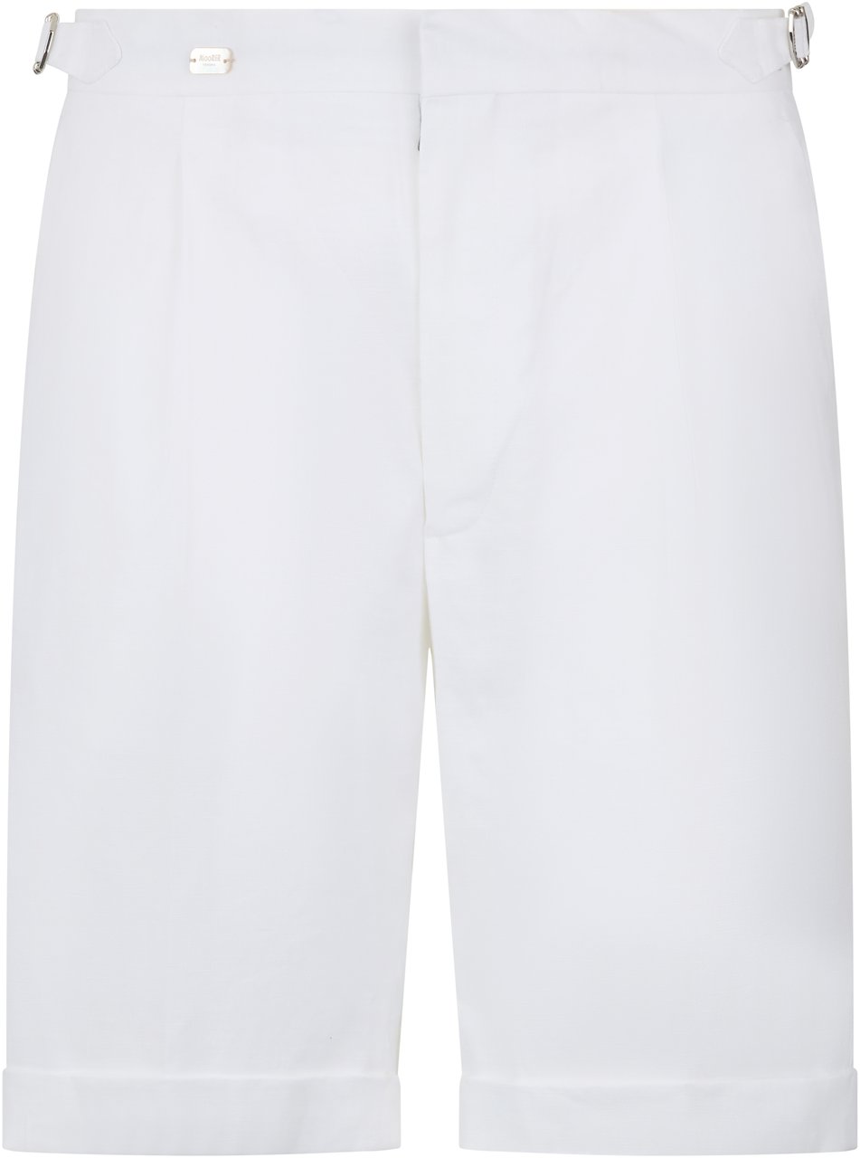 Moorer White bermuda shorts with a casual and versatile style. Wit