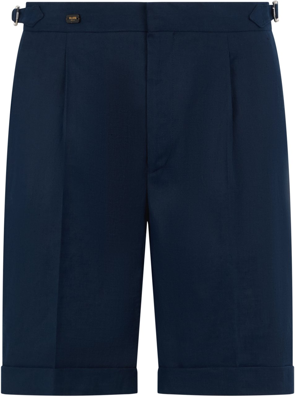 Moorer Blue short trousers, elegant, comfortable and versatile. Navy