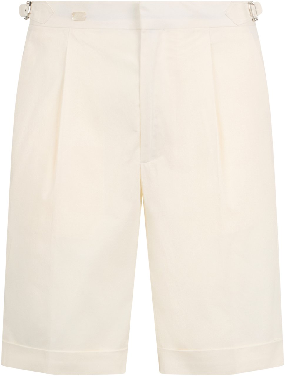 Moorer White summer bermuda shorts and versatile. Wit