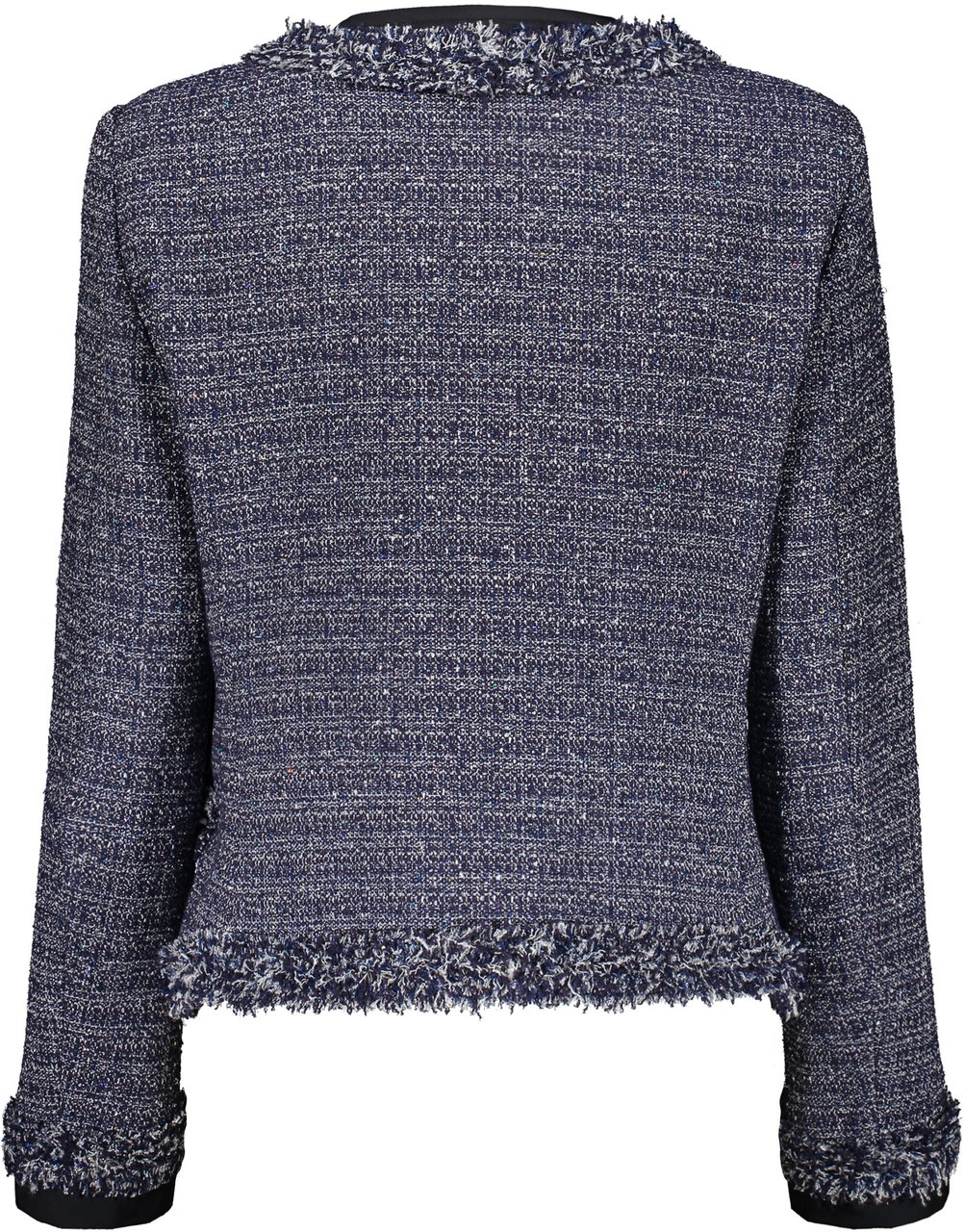 Moorer Mara boucle knit jacket Blauw