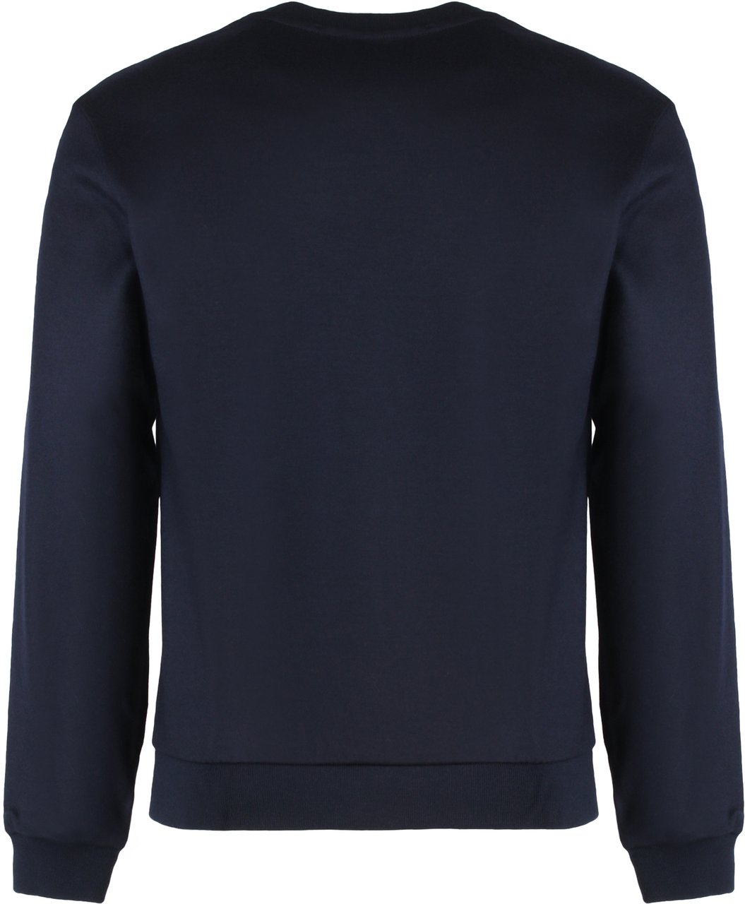 Moorer Crew neck sweater in wool blend Blauw
