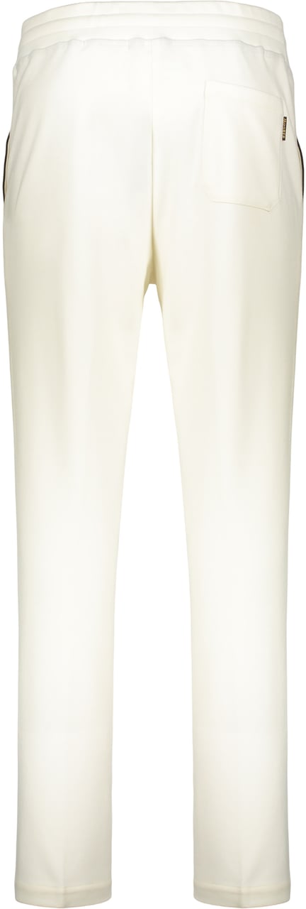 Moorer White pants made of virgin wool Neutraal