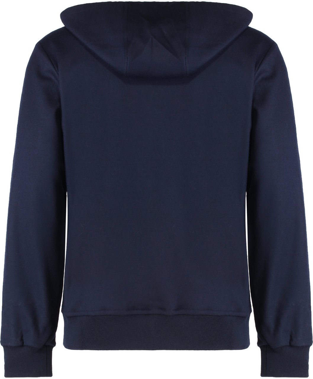 Moorer Matthew full zip hoodie Blauw