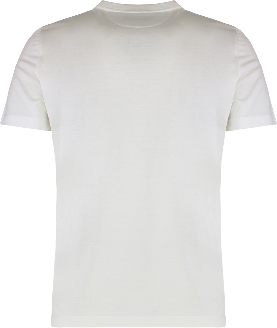 Moorer Crew neck T-shirt in cotton Wit