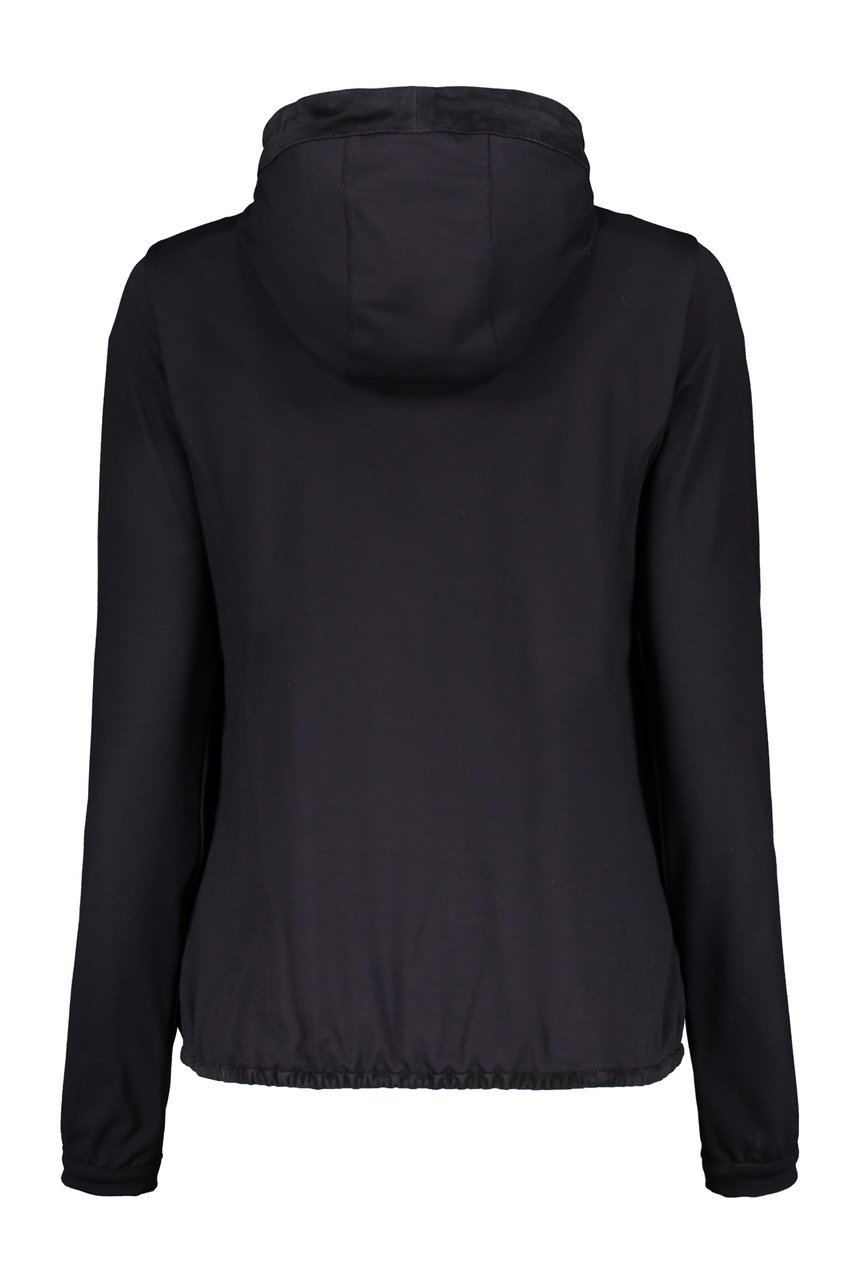 Moorer Milady jacket with zip Blauw