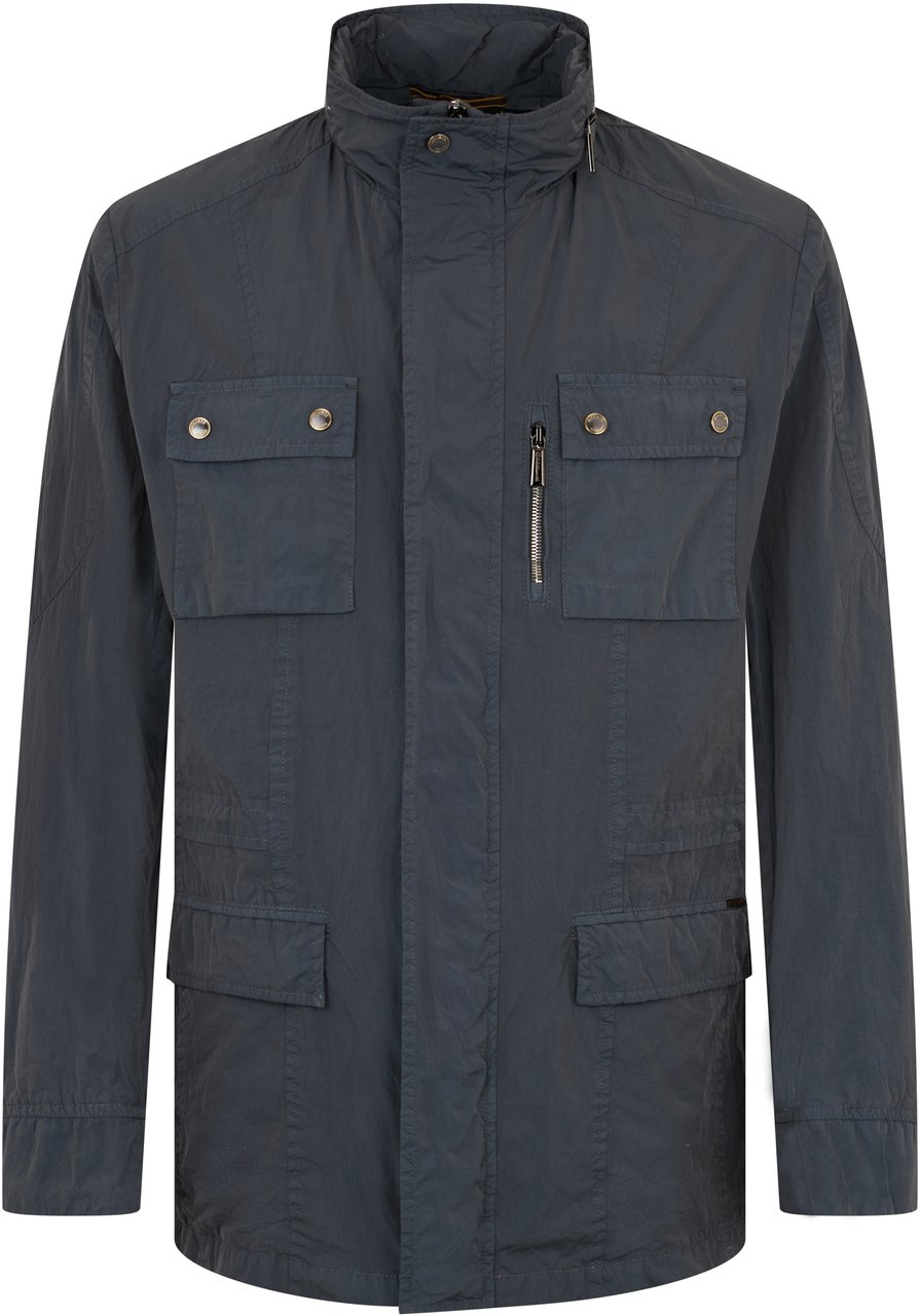 Moorer Light blue jacket, versatile and casual. Grijs