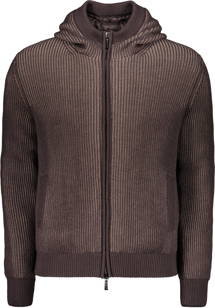 Moorer Brown elegant puffer jacket Bruin