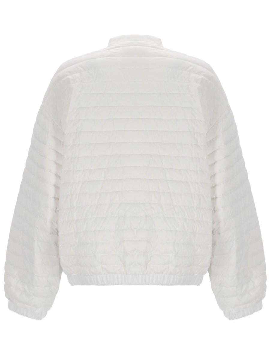 Moorer Neutral Elvira-S3 Quilted Lightweight Jacket Wit