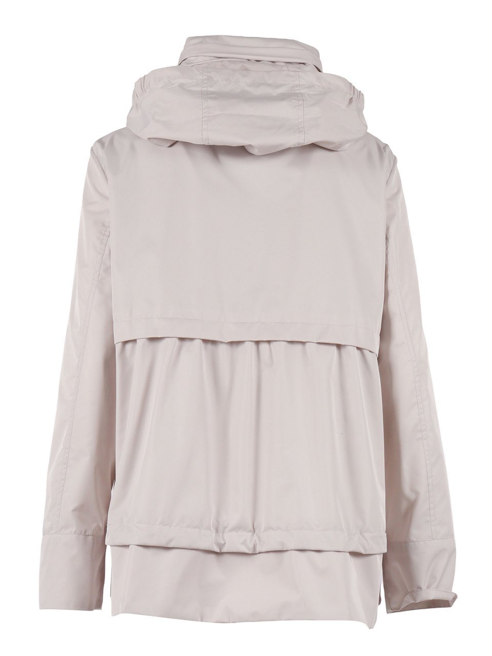 Moorer Sinia Wk High Collar Jacket Wit