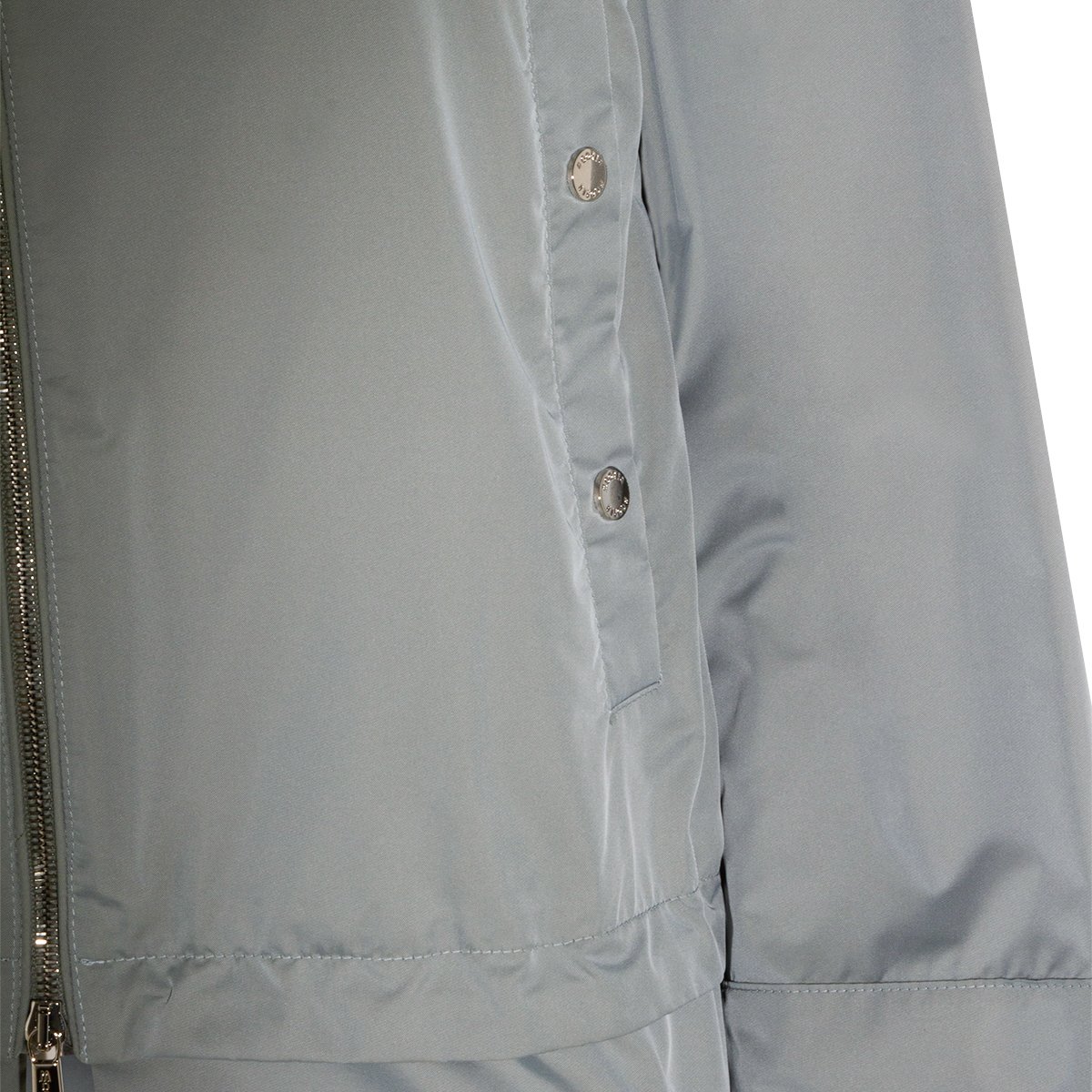 Moorer Grey Zip Casual Jacket Grijs