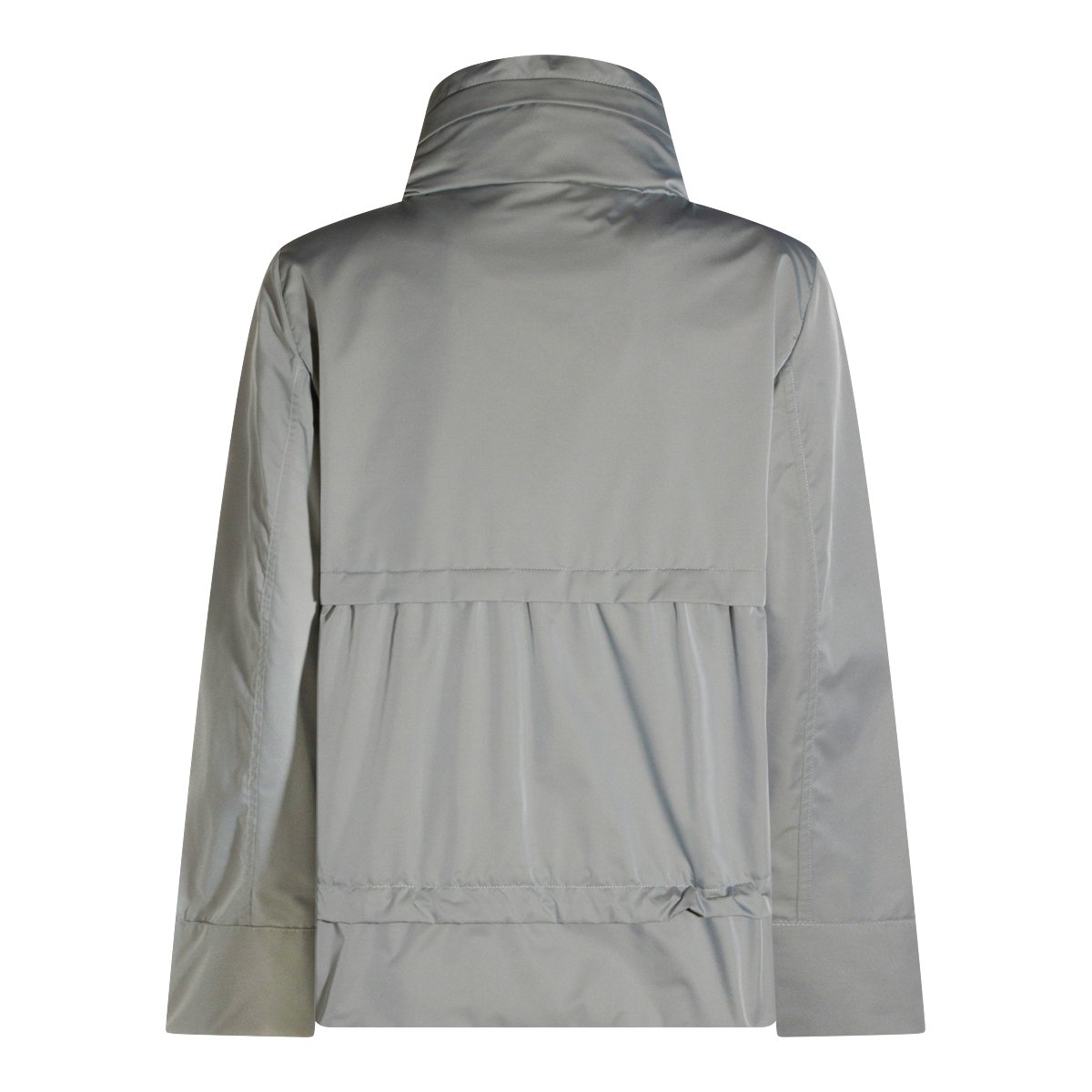 Moorer Grey Zip Casual Jacket Grijs
