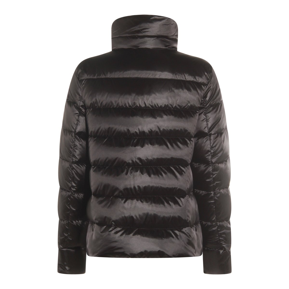 Moorer Black Down Jacket Zwart