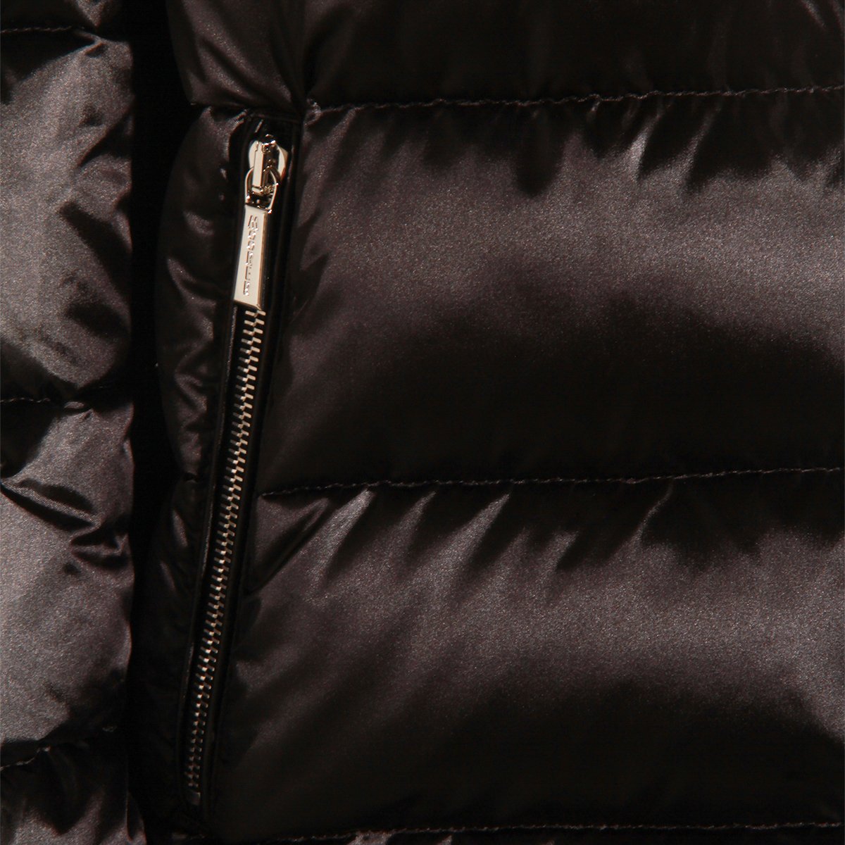 Moorer Black Down Jacket Zwart