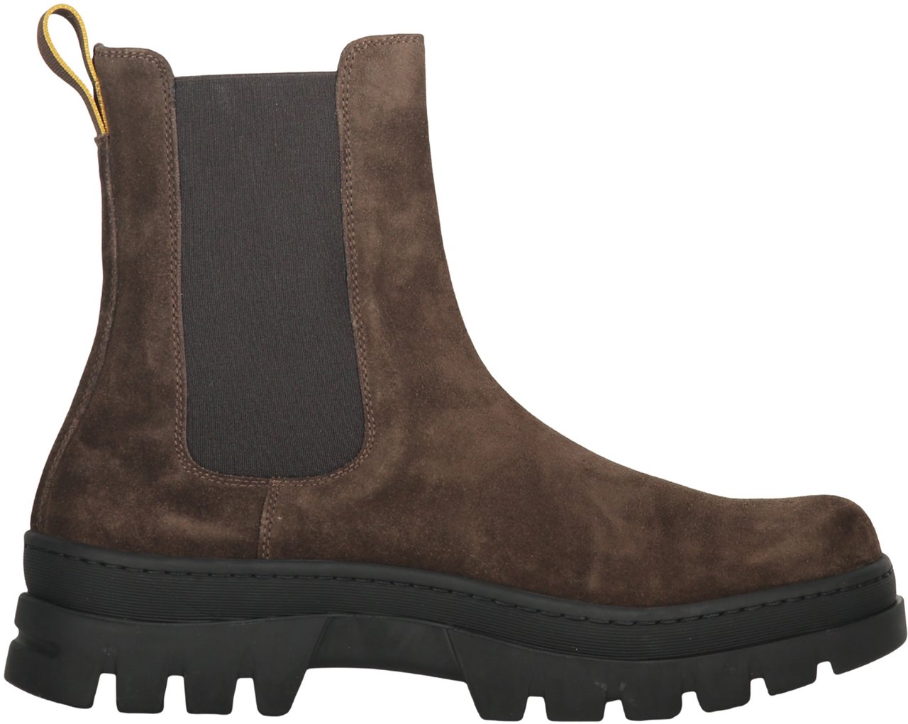 Moorer Elegant brown suede boot with anti-slip Donkergrijs