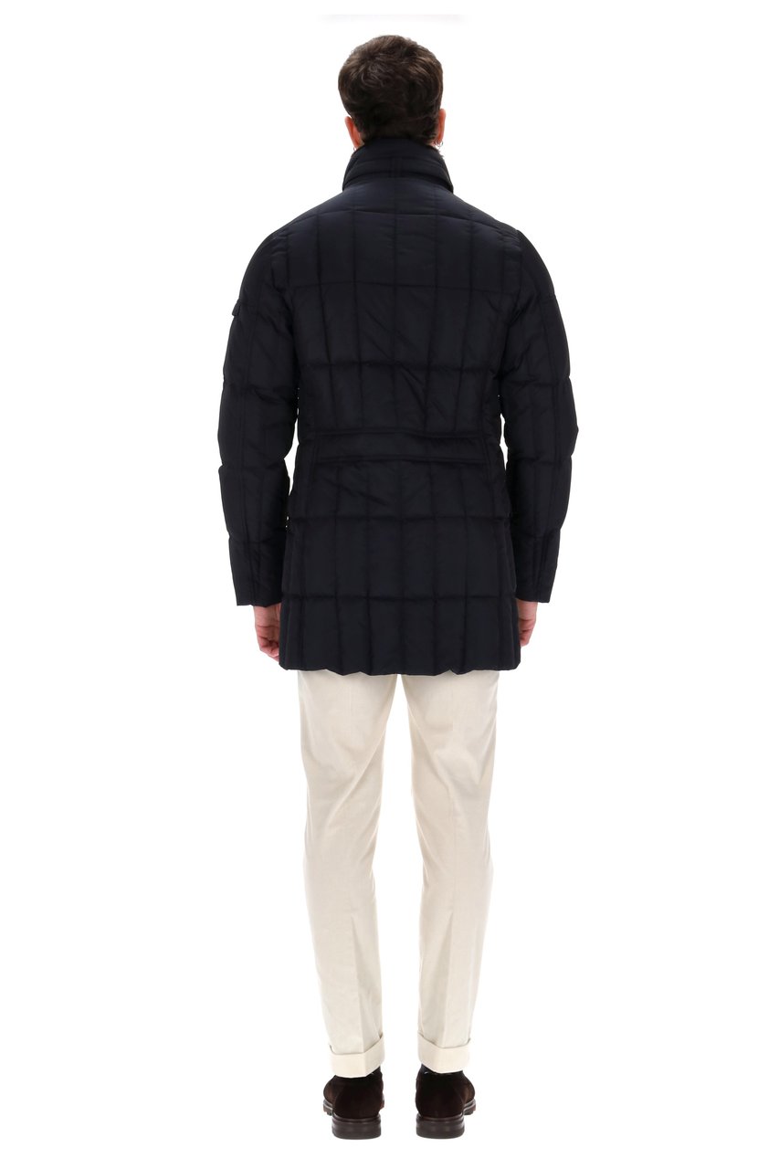 Moorer Half-Chest Down Jacket Zwart