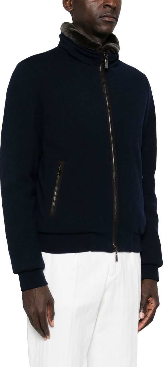 Moorer Sweaters Navy Navy