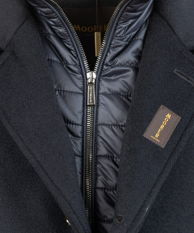 Moorer Coats Blue Blauw