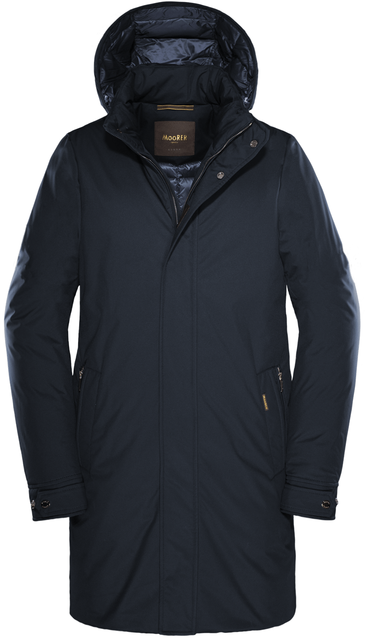 Moorer Coats Blue Blauw