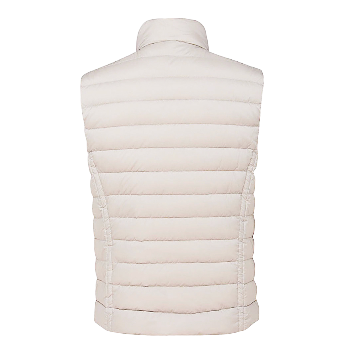 Moorer Quilted Sleeveless Vest Wit