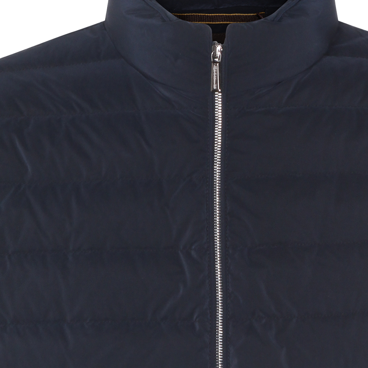 Moorer Solid Blue Tailored Coat with Classic Silhouette Blauw