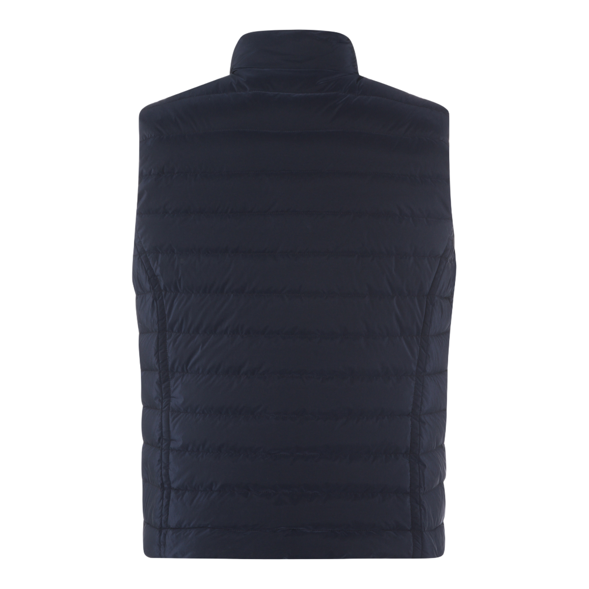 Moorer Solid Blue Tailored Coat with Classic Silhouette Blauw