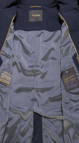 Moorer Coats Blue Blauw