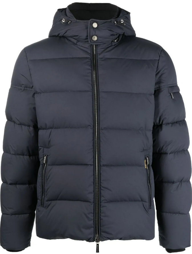 Moorer Coats Blue Blauw