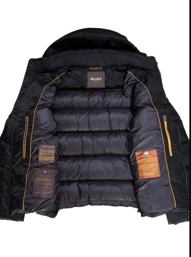 Moorer Coats Black Zwart