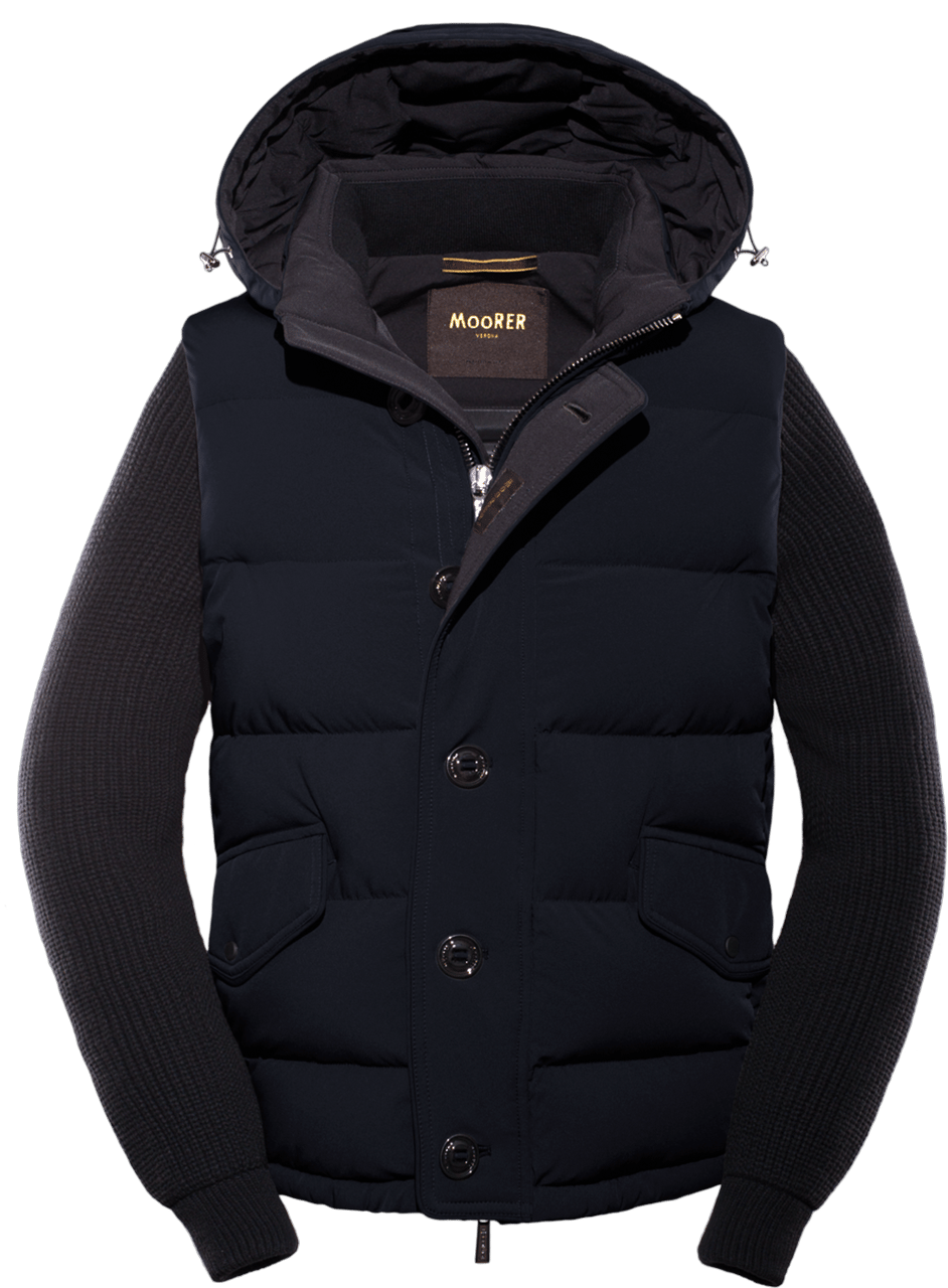 Moorer Coats Blue Blauw