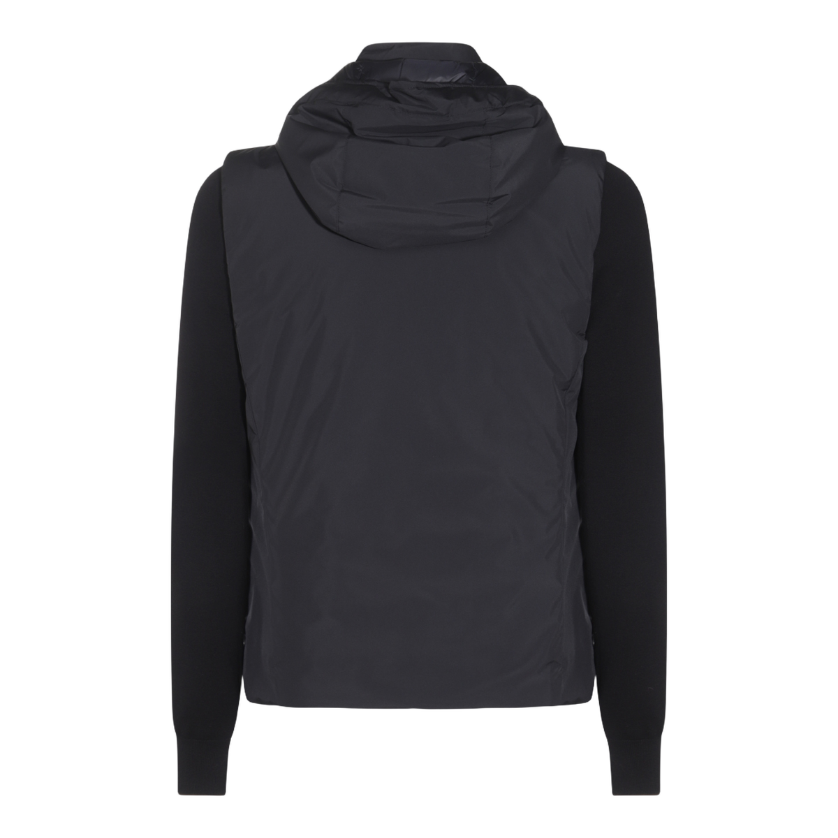 Moorer Men'S Casual Jacket With Padded Front Zwart