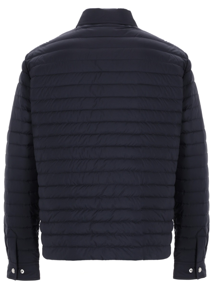 Moorer Quilted Design Horizontal Stitching Jacket Zwart