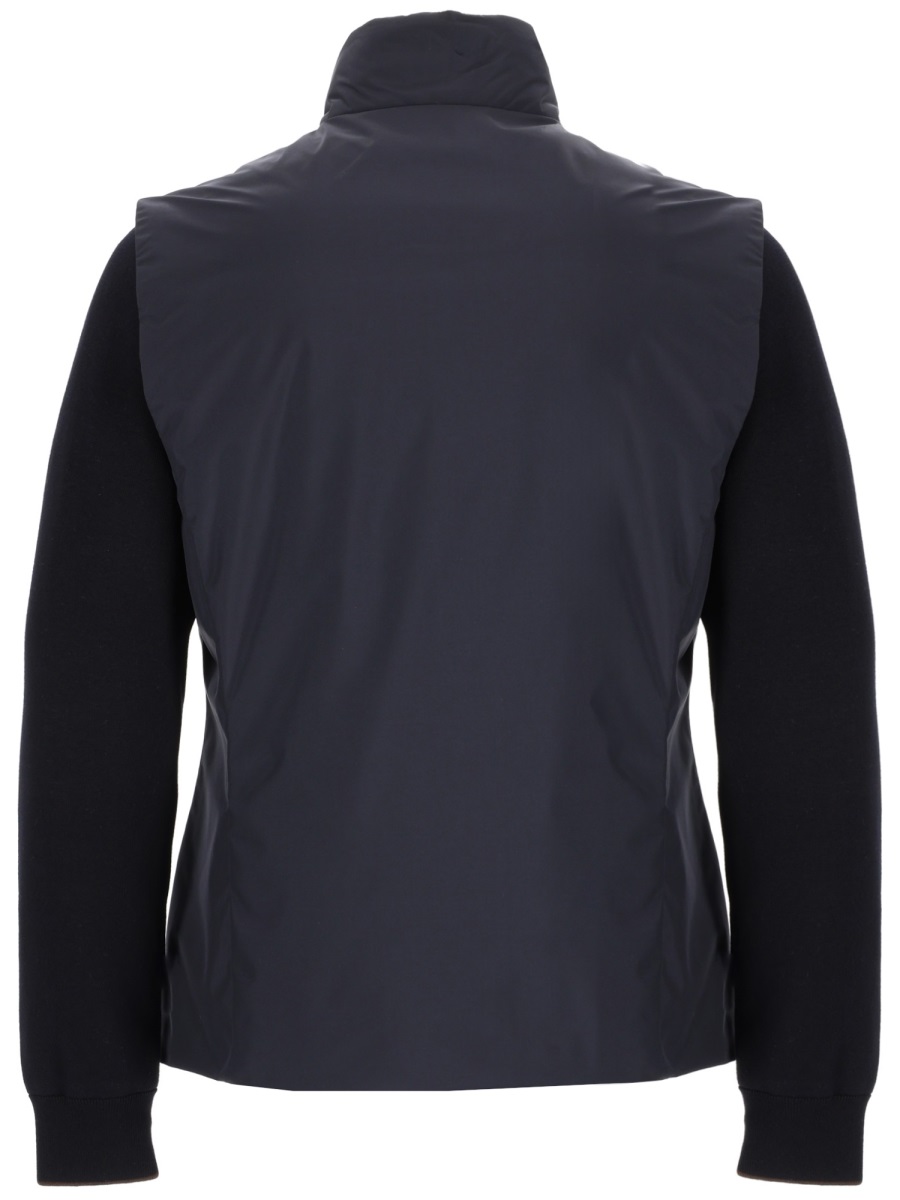 Moorer Neutrals Evan H Stp Padded Jacket Zwart