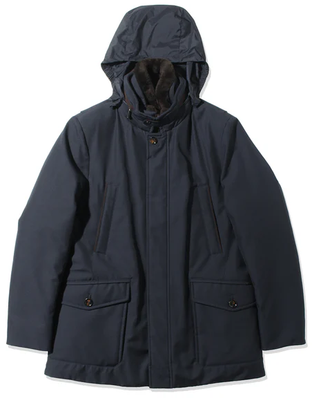 Moorer Coats Blue Blauw