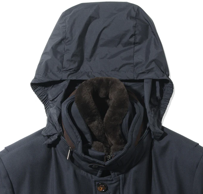Moorer Coats Blue Blauw