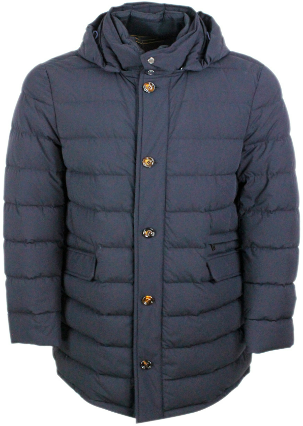 Moorer Coats Blue Blauw