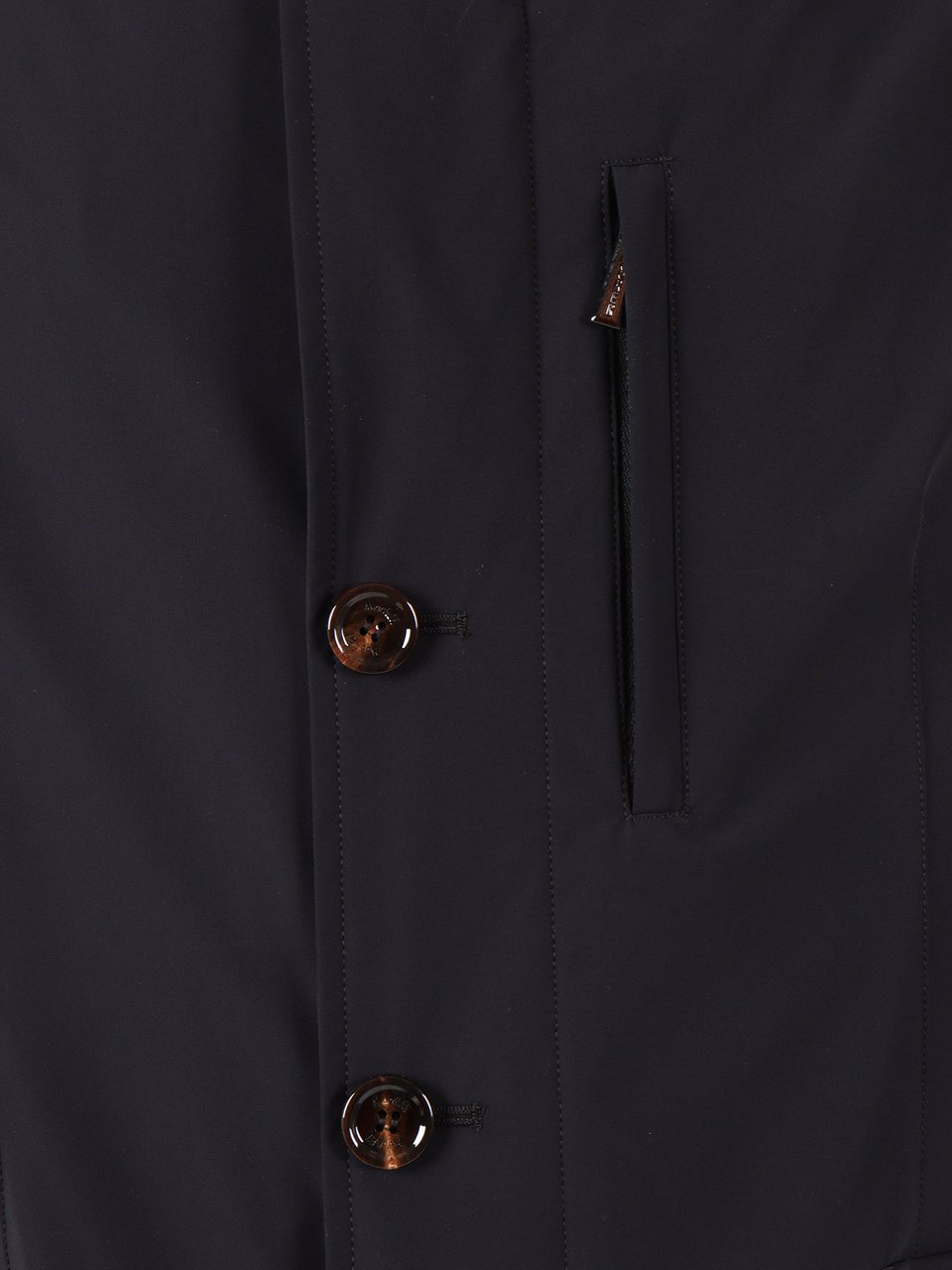 Moorer Ranieri Kr Minimalist Black Jacket Zwart