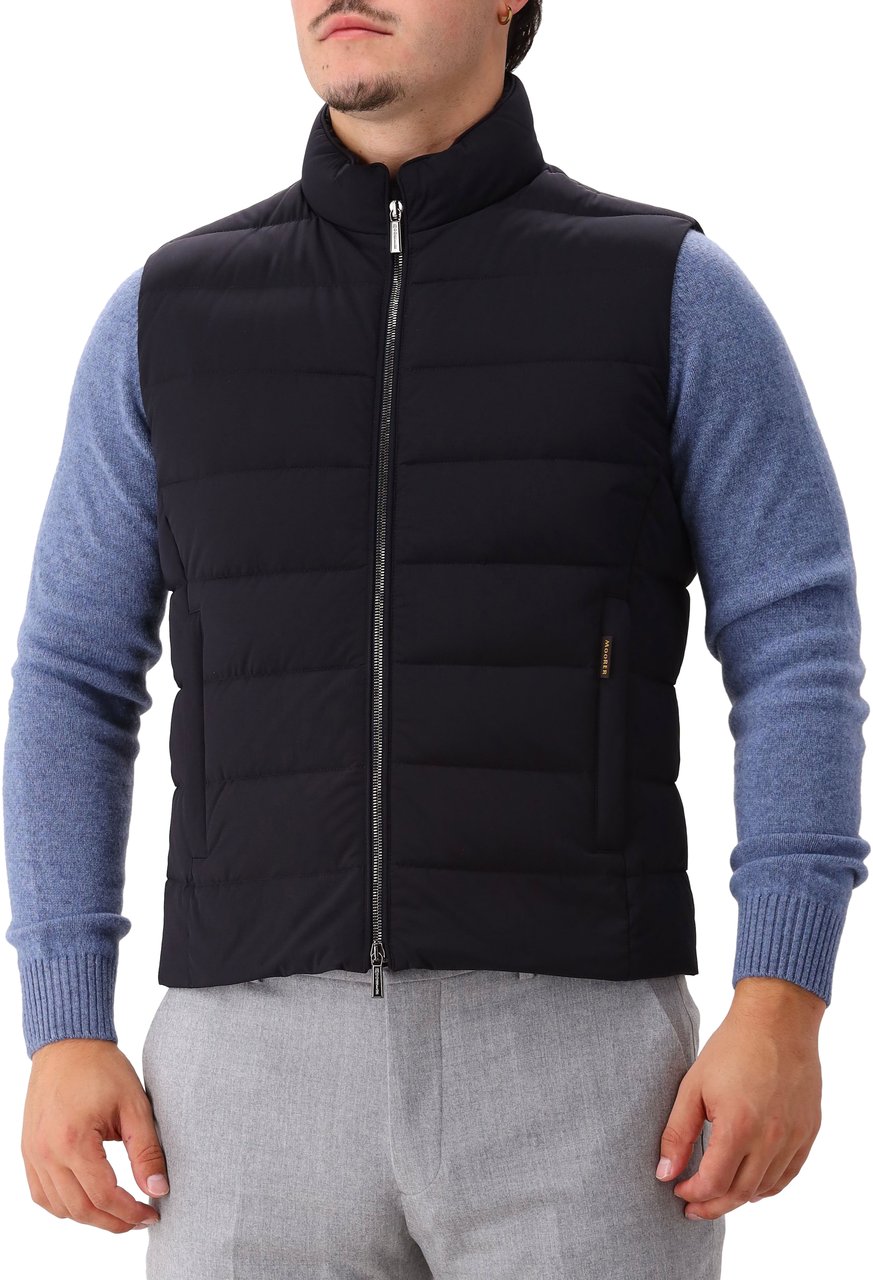 Moorer Moorer Bodywarmer Blauw Oliver Kn Blauw