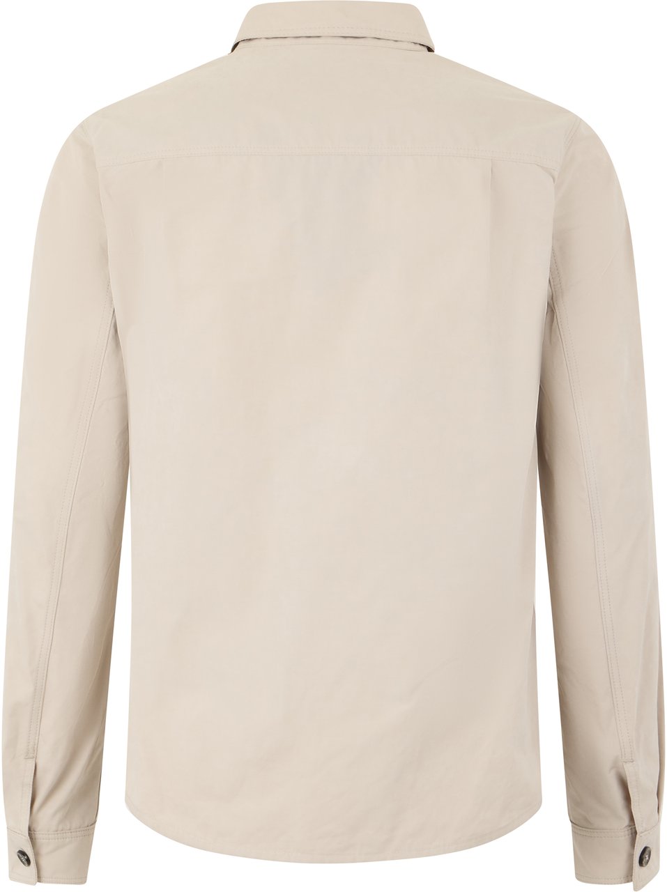 Moorer Beige elegant jacket with long sleeves and pockets Neutraal