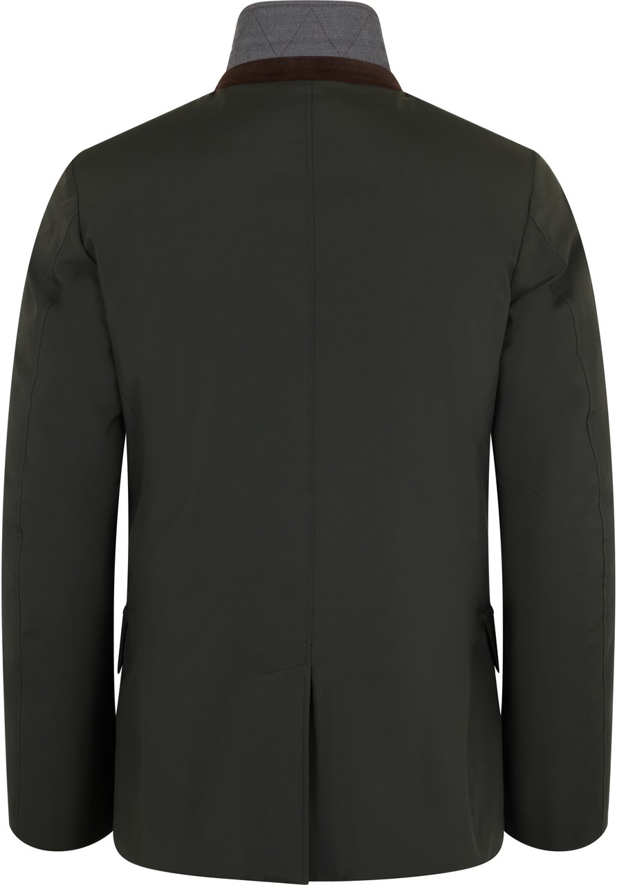 Moorer Military green jacket Groen