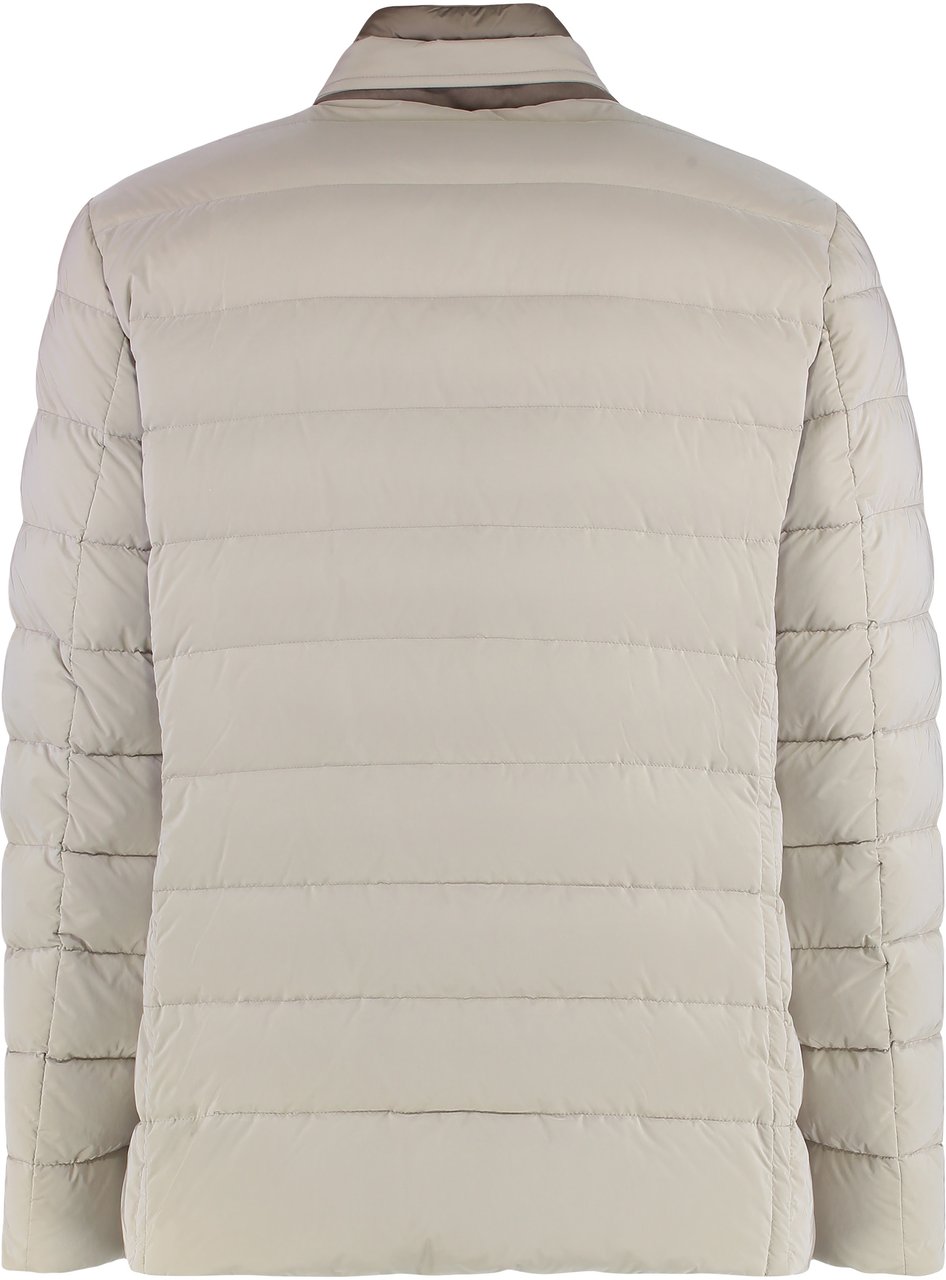 Moorer Nomos padded jacket Neutraal